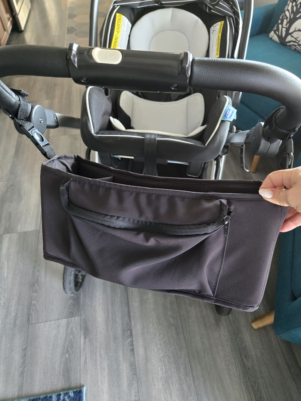 Mockingbird Stroller Organizer Bag - Black